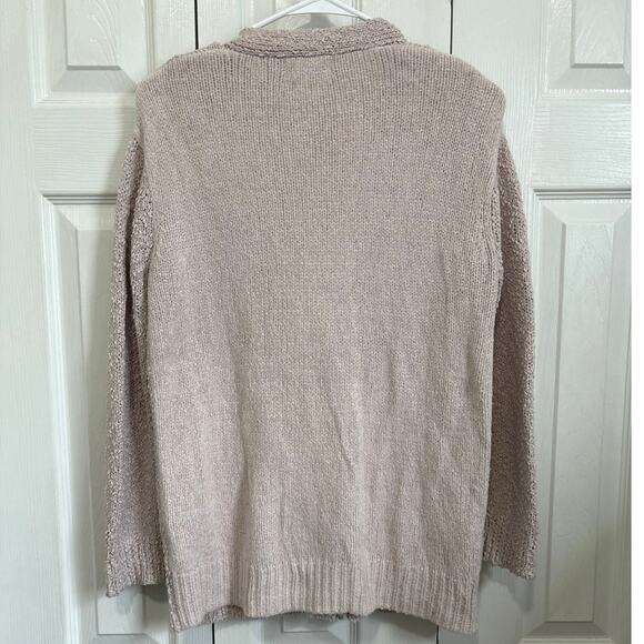 Barefoot Dreams Pink Cozy Button Front Cardigan XS - Picture 3 of 6